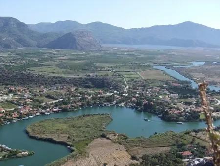 Maras In Dalyan Zum Verkauf In Dalyan 7300M2 %5 Grundstück Zum Verkauf