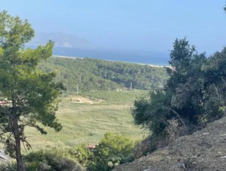 Grundstück Zum Verkauf In Sarigerme 425M2 Mit Vollem Meerblick