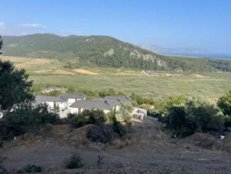 Land For Sale In Sarigerme 425M2 With Full Sea View