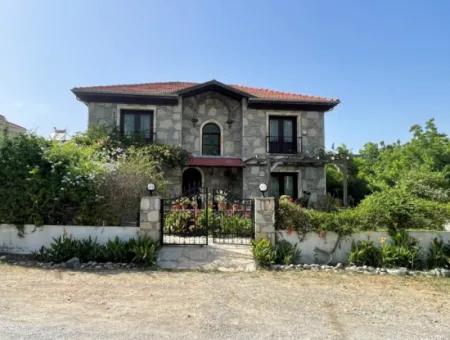 4 In 1 Stone Villa For Sale In Dalyan Of 750M2 Close To The Center